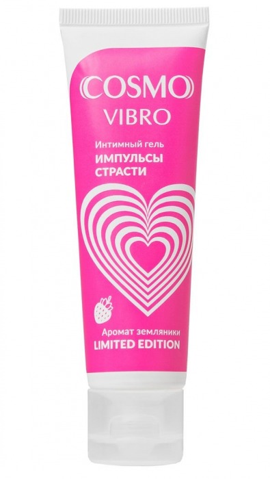Возбуждающий гель на водно-силиконовой основе Cosmo Vibro с ароматом земляники - 50 гр. - Биоритм - купить с доставкой в Керчи