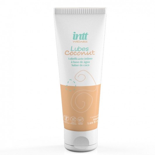 Лубрикант на водной основе Lubes Coconut с ароматом кокоса - 50 гр. - INTT - купить с доставкой в Керчи