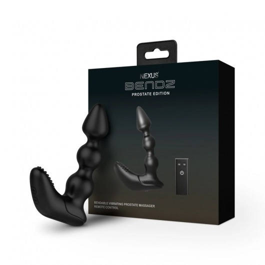Черный вибростимулятор Nexus Bendz Prostate Edition - 14,1 см. - Nexus Range - в Керчи купить с доставкой