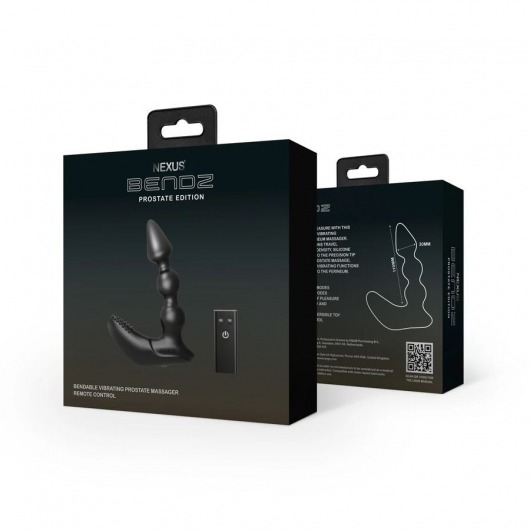 Черный вибростимулятор Nexus Bendz Prostate Edition - 14,1 см. - Nexus Range - в Керчи купить с доставкой