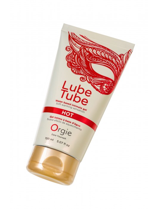 Интимный гель на водной основе Lube Tube Hot с разогревающим эффектом - 150 мл. - ORGIE - купить с доставкой в Керчи