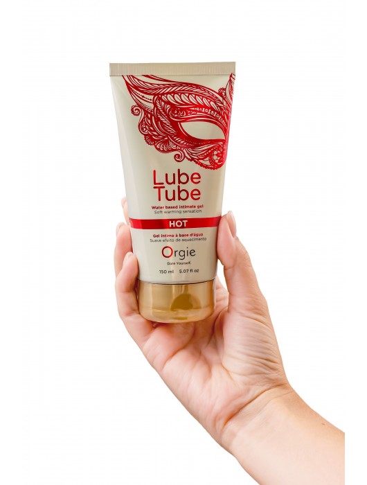 Интимный гель на водной основе Lube Tube Hot с разогревающим эффектом - 150 мл. - ORGIE - купить с доставкой в Керчи