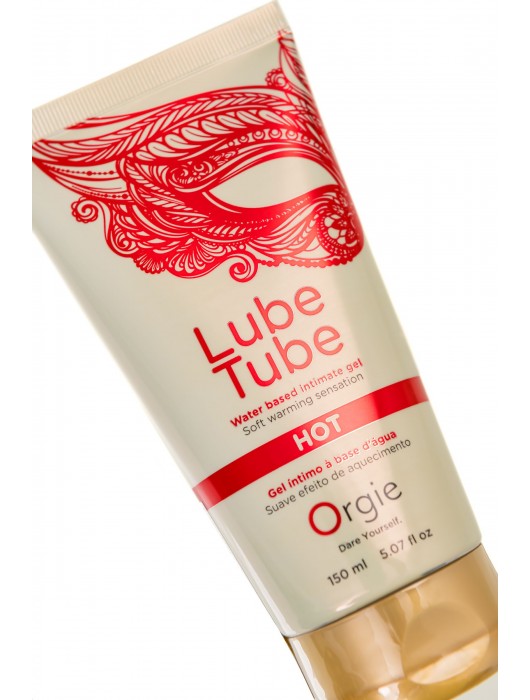 Интимный гель на водной основе Lube Tube Hot с разогревающим эффектом - 150 мл. - ORGIE - купить с доставкой в Керчи
