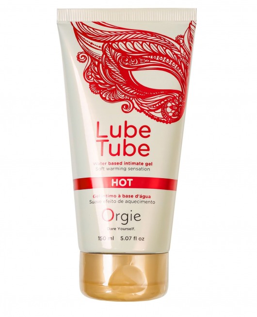 Интимный гель на водной основе Lube Tube Hot с разогревающим эффектом - 150 мл. - ORGIE - купить с доставкой в Керчи