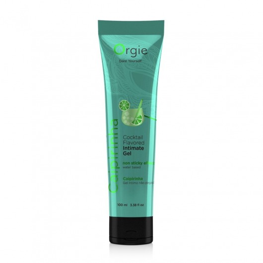 Съедобный интимный гель Orgie Lube Tube Cocktail Caipirinha - 100 мл. - ORGIE - купить с доставкой в Керчи