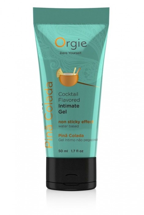 Съедобный интимный гель Orgie Lube Tube Cocktail Pina Colada - 50 мл. - ORGIE - купить с доставкой в Керчи
