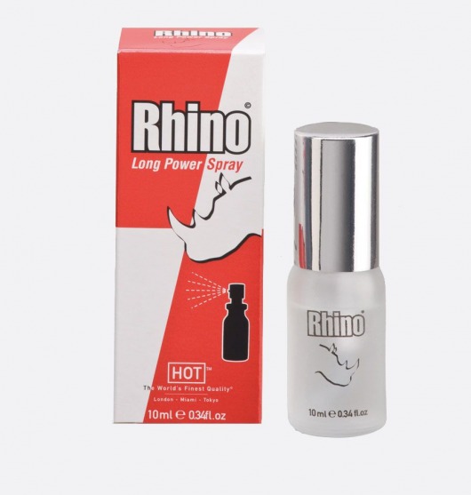 Пролонгирующий спрей для мужчин Rhino - 10 мл. - HOT - купить с доставкой в Керчи
