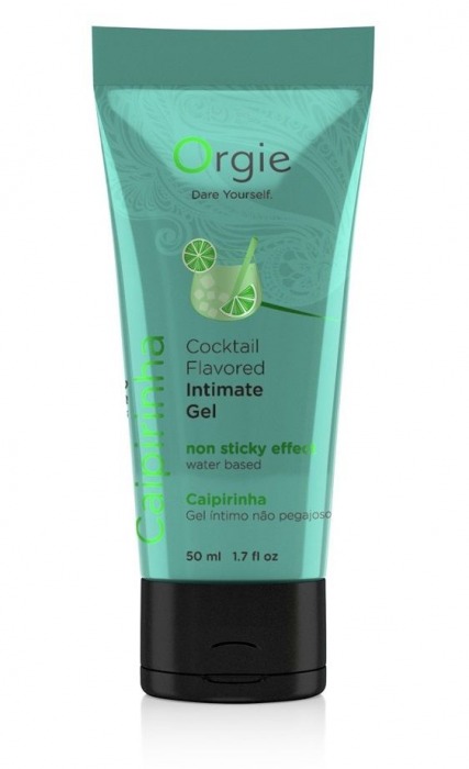 Съедобный интимный гель Orgie Lube Tube Cocktail Caipirinha - 50 мл. - ORGIE - купить с доставкой в Керчи