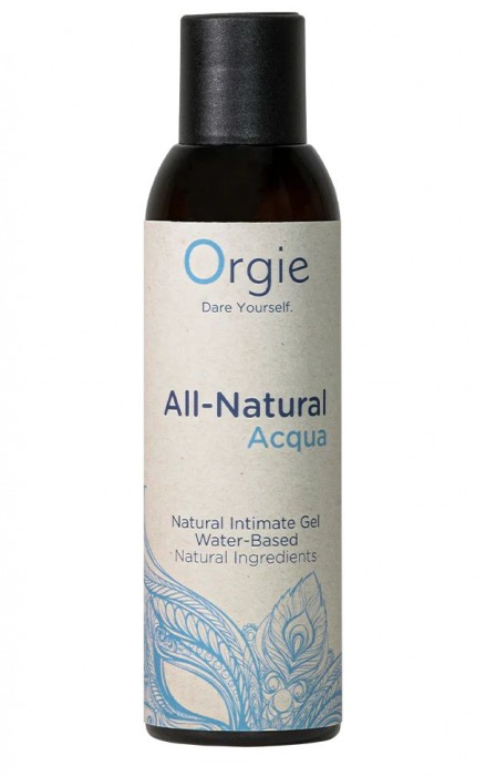 Интимный гель на водной основе Orgie All-Natural Acqua - 150 мл. - ORGIE - купить с доставкой в Керчи