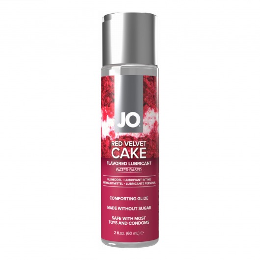 Лубрикант на водной основе JO H2O Red Velvet Cake Flavored Lubricant - 60 мл. - System JO - купить с доставкой в Керчи