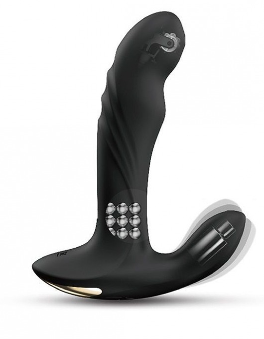 Черный вибромассажер простаты Multi P-Joy с 3 моторами - Dorcel - в Керчи купить с доставкой