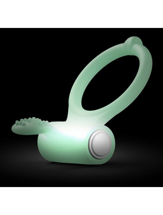 Светящееся в темноте эрекционное виброкольцо Power Clit - Dorcel - в Керчи купить с доставкой