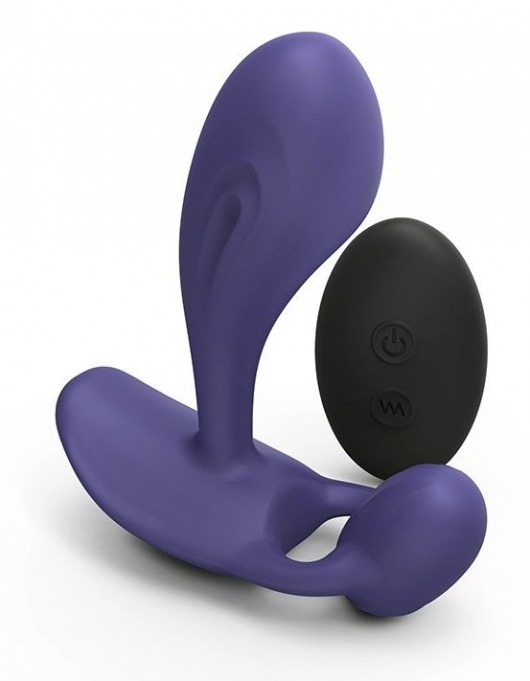 Темно-синий вибромассажер Witty P G Vibrator with Remote Control - Love to Love - в Керчи купить с доставкой