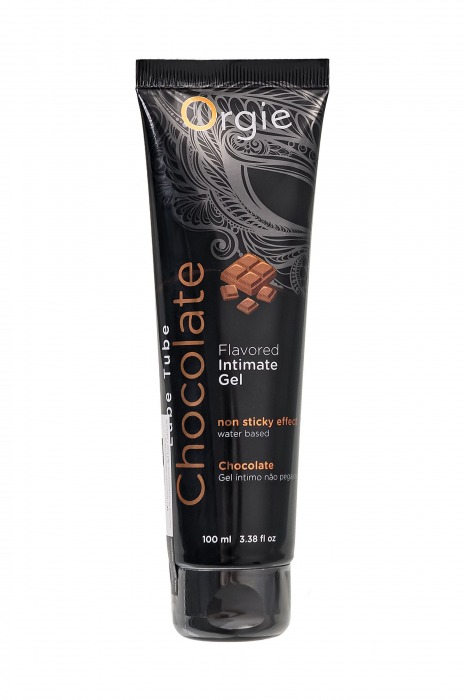 Интимный гель на водной основе Lube Tube Chocolate с шоколадным вкусом - 100 мл. - ORGIE - купить с доставкой в Керчи