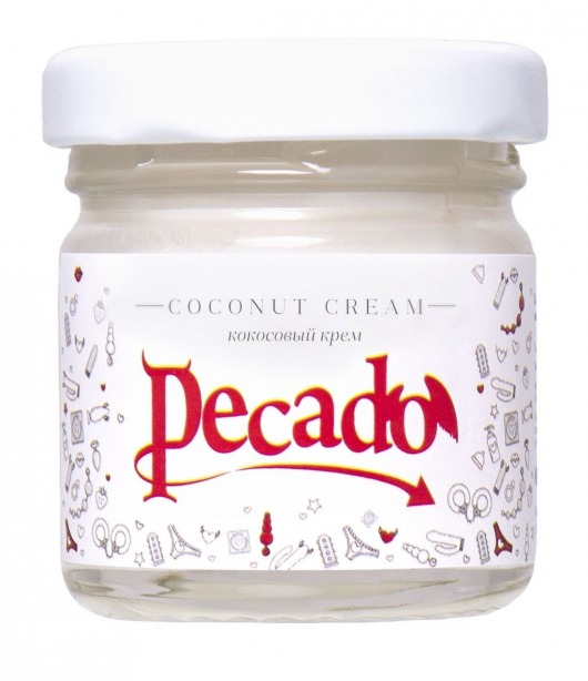 Массажная свеча Сoconut Cream - 35 мл. - Pecado - купить с доставкой в Керчи