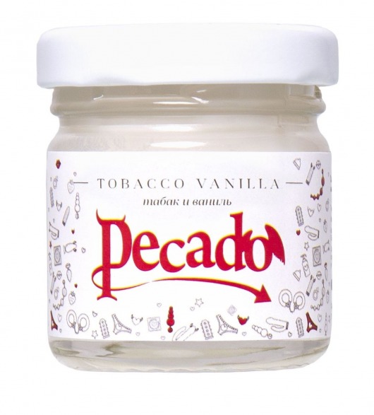 Массажная свеча Tobacco Vanilla - 35 мл. - Pecado - купить с доставкой в Керчи