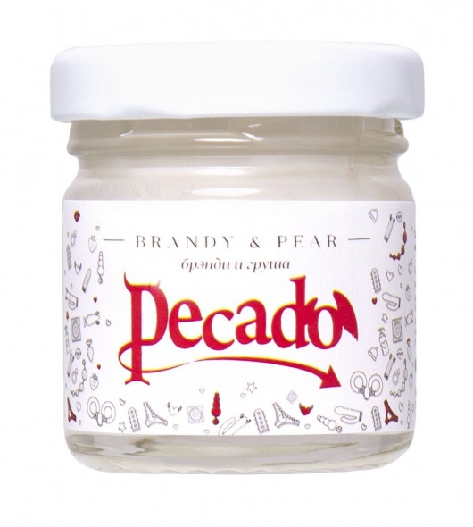 Массажная свеча Brandy   Pear - 35 мл. - Pecado - купить с доставкой в Керчи