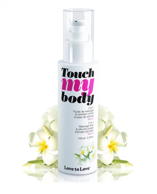 Силиконовый лубрикант 2-в-1 Touch My Body с ароматом моной - 100 мл. - Love to Love - купить с доставкой в Керчи