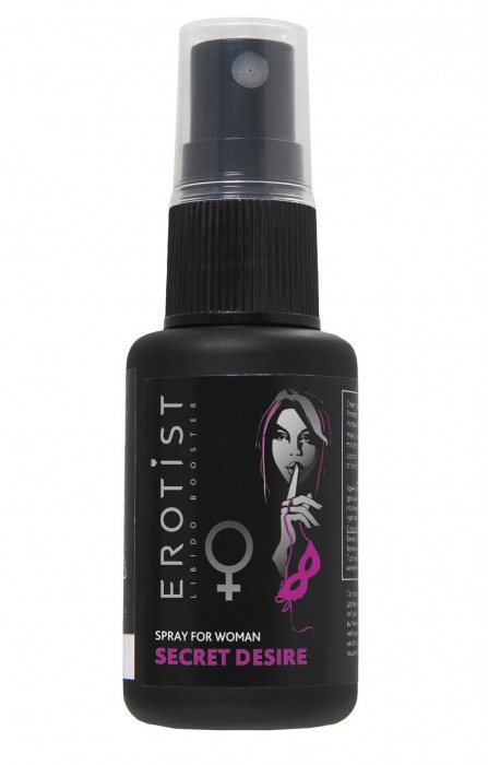 Возбуждающий спрей для женщин Erotist Secret Desire - 30 мл. - Erotist Libido Booster - купить с доставкой в Керчи