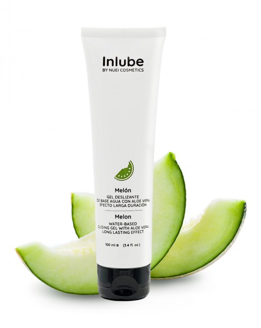 Лубрикант на водной основе Nuei Inlube с алоэ вера и ароматом дыни - 100 мл. - Nuei cosmetics - купить с доставкой в Керчи