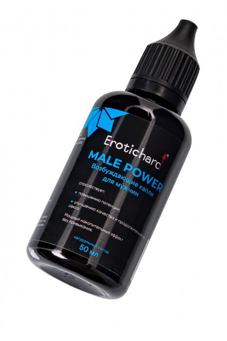 Капли для мужчин Erotichard Male Power - 50 мл. - Erotic Hard - купить с доставкой в Керчи