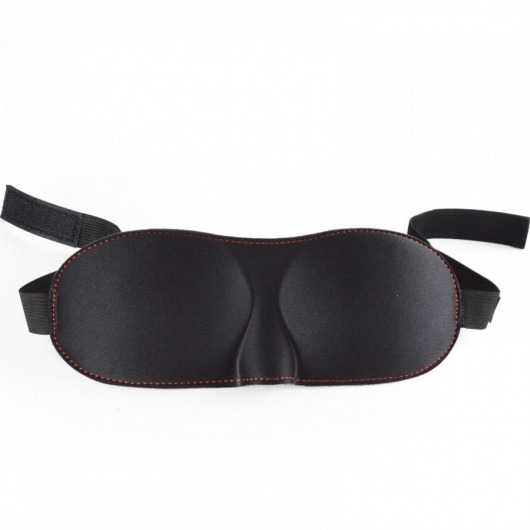 Черная маска на липучке «Комфорт» - Sitabella - купить с доставкой в Керчи