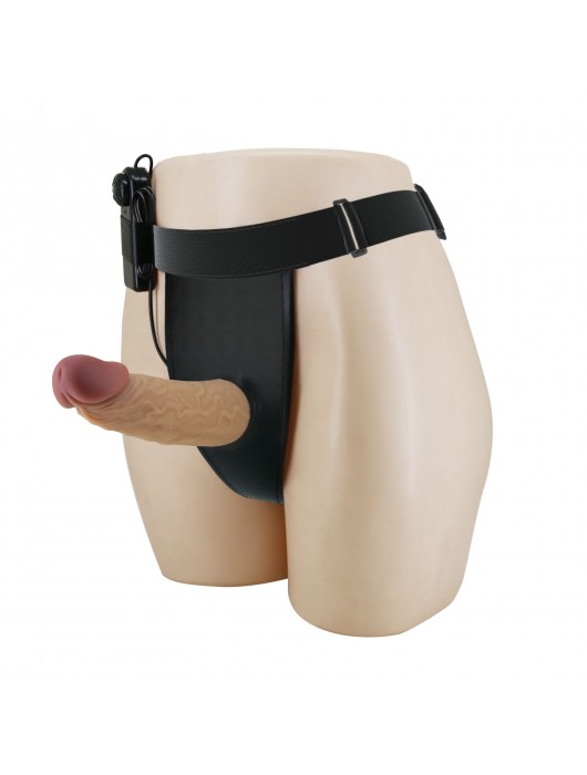 Полый вибрострапон на регулируемых трусиках Draven - 17,5 см. - Baile - купить с доставкой в Керчи