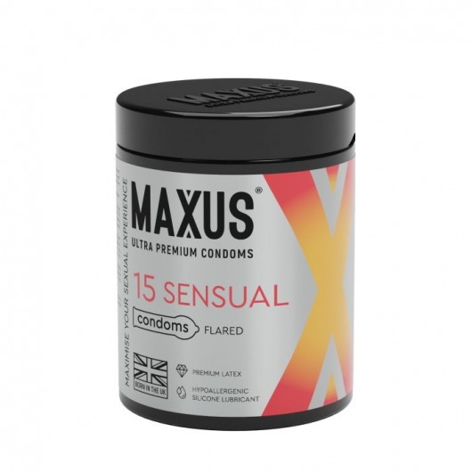Анатомические презервативы MAXUS Sensual - 15 шт. - Maxus - купить с доставкой в Керчи