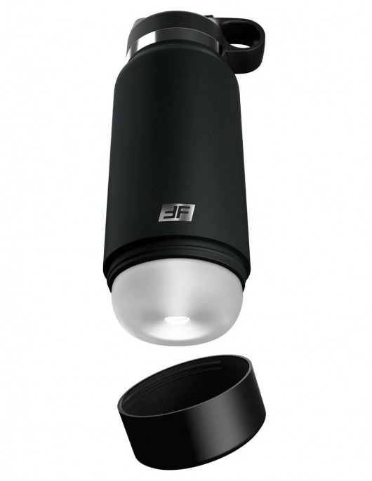 Черный мастурбатор в виде бутылки Fap Flask - Pipedream - в Керчи купить с доставкой