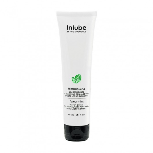 Водный лубрикант Nuei Inlube с алоэ вера и ароматом мяты - 100 мл. - Nuei cosmetics - купить с доставкой в Керчи