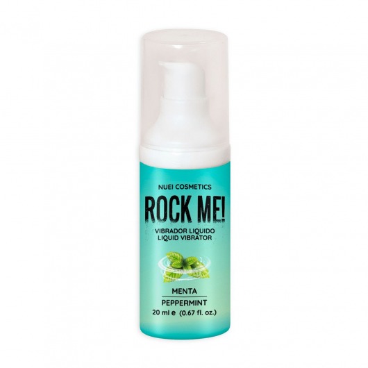 Жидкий вибратор Nuei Rock Me! с ароматом мяты - 20 мл. - Nuei cosmetics - купить с доставкой в Керчи