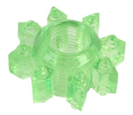 Зеленое эрекционное кольцо-звезда - Toyfa Basic - в Керчи купить с доставкой