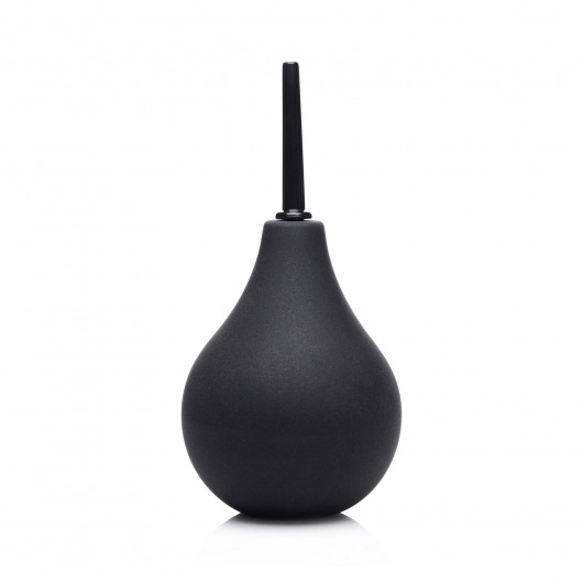 Черный анальный душ Thin Tip Enema Bulb - XR Brands - купить с доставкой в Керчи