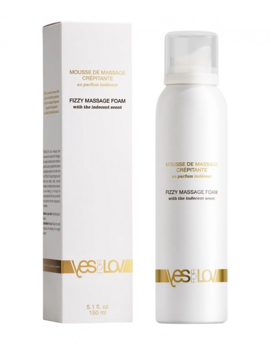 Массажная пена Fizzy Massage Foam - 150 мл. - YESforLOV - купить с доставкой в Керчи