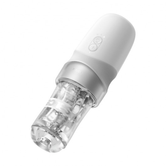 Белый автоматический мастурбатор Extra Sauce - Sauce - в Керчи купить с доставкой