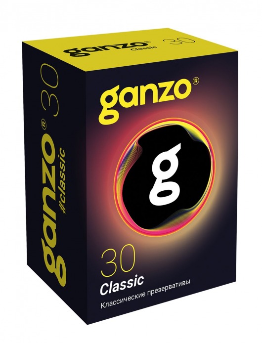 Классические презервативы с обильной смазкой Ganzo Classic - 30 шт. - Ganzo - купить с доставкой в Керчи