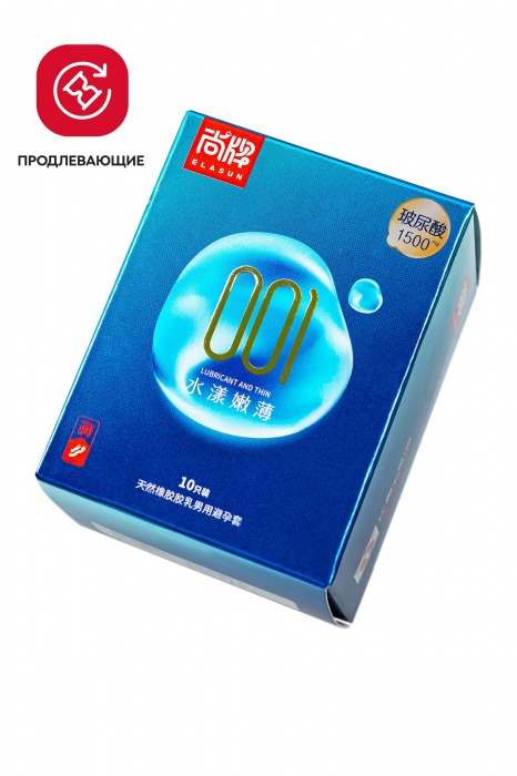 Ультратонкие презервативы с точками Elasun Orgasm and Dotted - 10 шт. - Elasun - купить с доставкой в Керчи