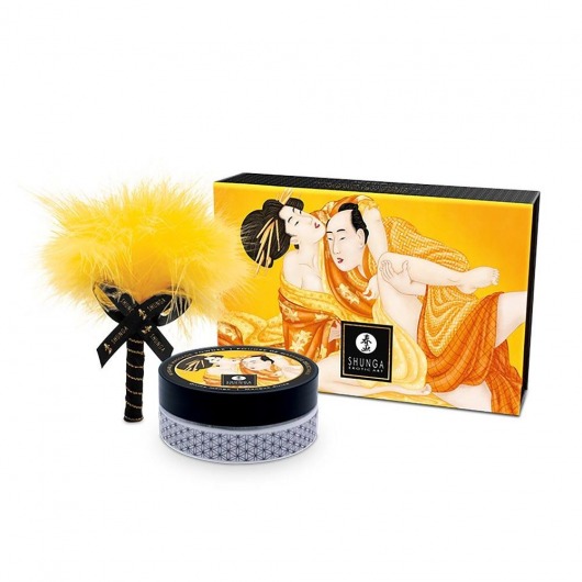 Массажная пудра с ароматом манго Luscious Mango - Shunga - купить с доставкой в Керчи