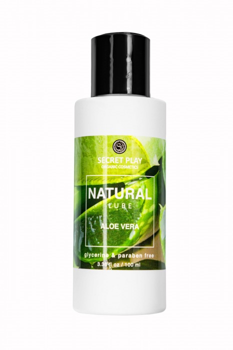 Органический гель Natural Lube - 100 мл. - Secret Play - купить с доставкой в Керчи
