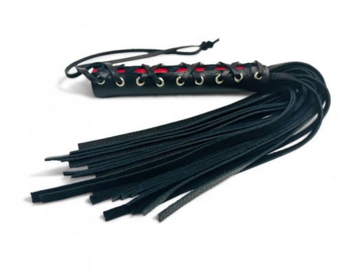 Плеть из натуральной кожи Rich Arsenal - 44 см. - БДСМ Арсенал - купить с доставкой в Керчи