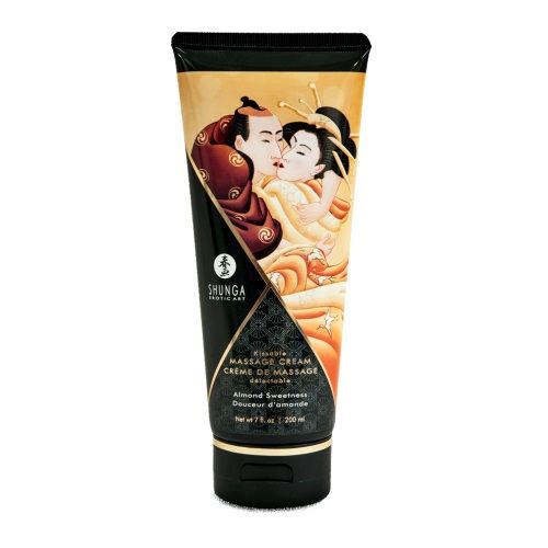 Массажный крем для тела с ароматом миндаля Almond Sweetness - 200 мл. - Shunga - купить с доставкой в Керчи