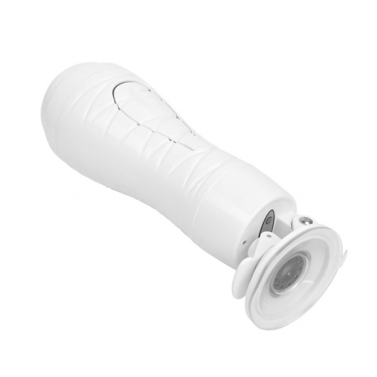 Мастурбатор-вагина Flora White с присоской и 12 режимами вибрации - Baile - в Керчи купить с доставкой