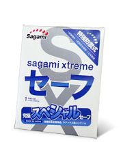Презерватив Sagami Xtreme Ultrasafe с двойным количеством смазки - 1 шт. - Sagami - купить с доставкой в Керчи