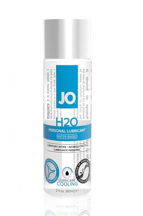 Охлаждающий лубрикант на водной основе JO Personal Lubricant H2O COOLING - 60 мл. - System JO - купить с доставкой в Керчи