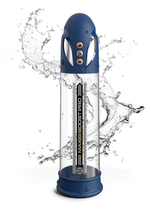 Синяя вакуумная автоматическая помпа Max Boost Pro Flow - Pipedream - в Керчи купить с доставкой