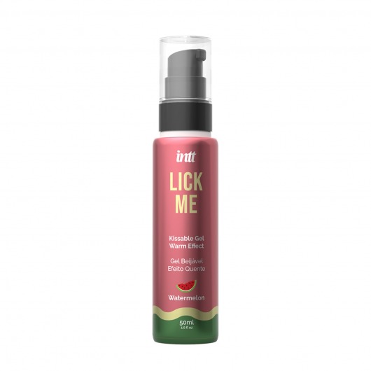 Гель Lick Me с согревающим эффектом и ароматом арбуза - 50 мл. - INTT - купить с доставкой в Керчи