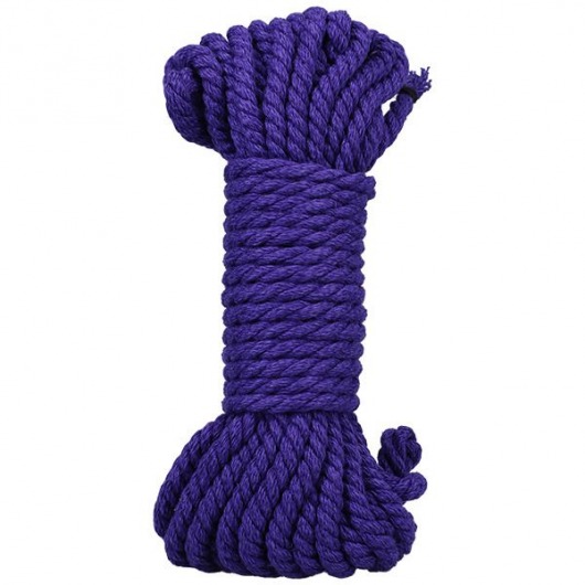 Фиолетовая верёвка для связывания и фиксации Bind Tie - 9,14 м. - Doc Johnson - купить с доставкой в Керчи