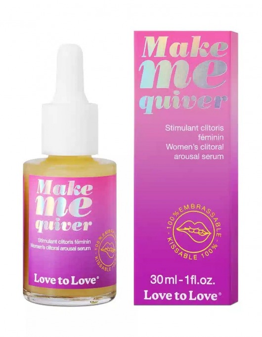 Возбуждающие капли для клитора Make Me Quiver - 30 мл. - Love to Love - купить с доставкой в Керчи