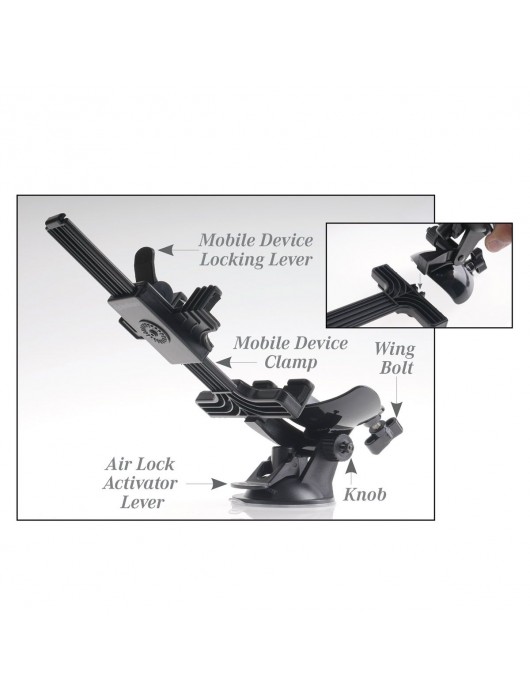 Перезаряжаемый мастурбатор-вагина с держателем для мобильных устройств Extreme Toyz Me - Pipedream - в Керчи купить с доставкой