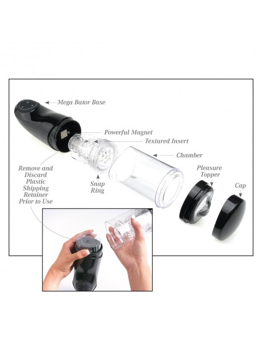 Перезаряжаемый мастурбатор-вагина с держателем для мобильных устройств Extreme Toyz Me - Pipedream - в Керчи купить с доставкой